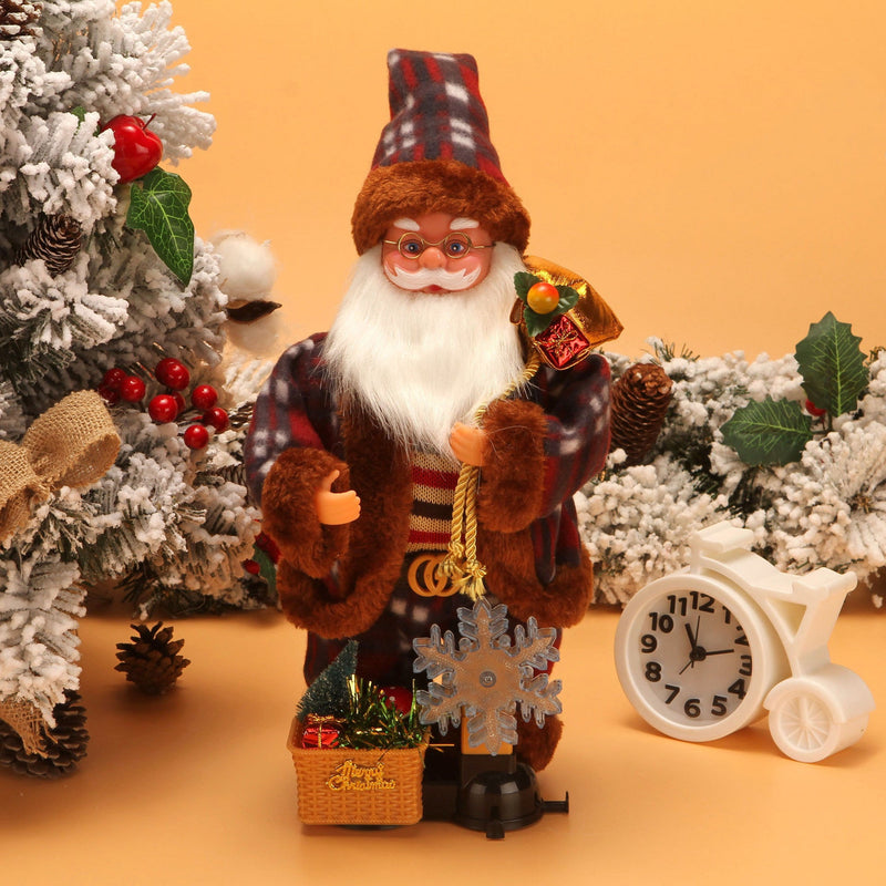 HKM-900947 Electric Santa Claus Toy - Festive Decoration for Christmas, Valentine's Day, and More