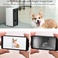 HKM-9010237 Interactive Smart Pet Feeder with WiFi Connectivity and 0.5L Capacity