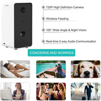 HKM-9010237 Interactive Smart Pet Feeder with WiFi Connectivity and 0.5L Capacity
