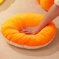 HKM-9010493 Cozy Pumpkin-Shaped Cat Litter Enclosure with High Elastic PP Cotton, Available in Three Sizes
