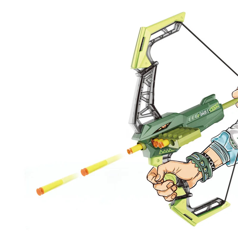 HKM-901139 Soft Bullet Archery Bow Set for Kids - Outdoor Fun Toy for Ages 2 to 14