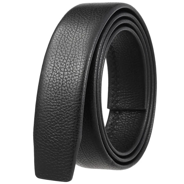 HKM-901203 Double-Sided Cowhide Men's Business Automatic Buckle Belt