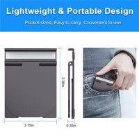 HKM-901203 Folding Plastic Tablet Stand for Easy Desktop Use