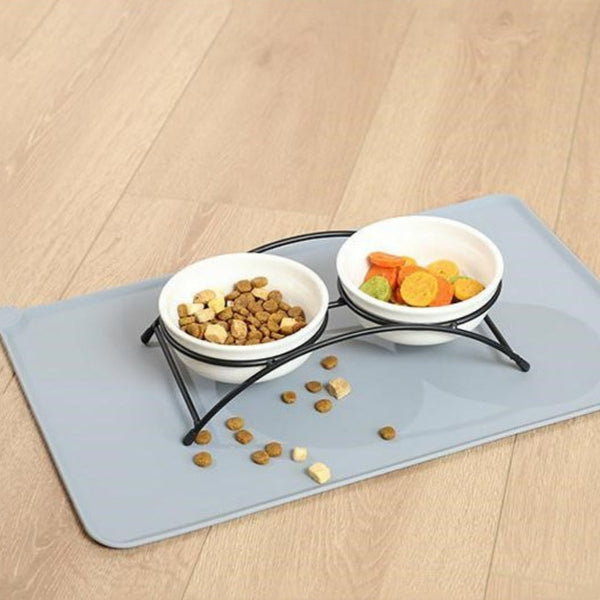 HKM-9012413 Non-Slip Silicone Pet Placemat for Dogs and Cats - Multiple Color Options Available