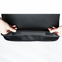 HKM-9013053 Waterproof Cat Litter Mat with Deep Holes, Nonslip EVA Material, Available in Small, Medium, Large Sizes