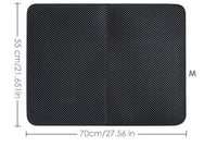 HKM-9013053 Waterproof Cat Litter Mat with Deep Holes, Nonslip EVA Material, Available in Small, Medium, Large Sizes