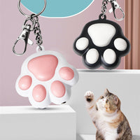 HKM-9013693 Cute Cartoon Cat Laser Toy with Self-Locking Three-Light Source and USB Charging