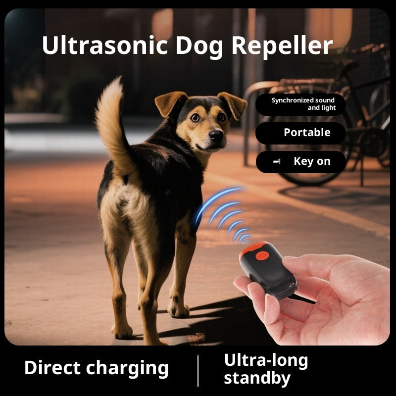 HKM-9013821 Ultrasonic Dog and Cat Training Device – Compact Bark Control for Outdoor Use