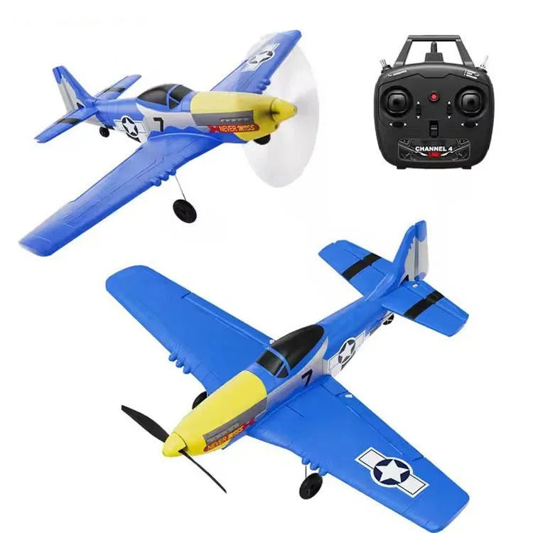 HKM-901459 Ready-to-Fly 2.4GHz RC Fixed Wing Electric Foam Plane with Gyro Assist for Beginners