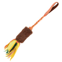 HKM-9014845 Interactive Bite-Resistant Cord Teether Pet Toy - Tug-of-War Design in Green, Orange, and Blue
