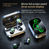 HKM-901651 Wireless Stereo Earbuds with Charging Case and Built-in Mic