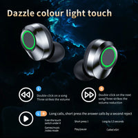 HKM-901651 Wireless Stereo Earbuds with Charging Case and Built-in Mic
