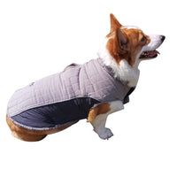HKM-9016637 Reversible Polar Fleece Coat for Dogs - Warm and Comfortable Winter Vest