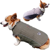 HKM-9016637 Reversible Polar Fleece Coat for Dogs - Warm and Comfortable Winter Vest