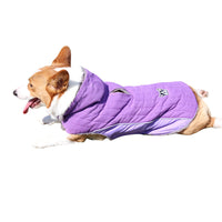 HKM-9016637 Reversible Polar Fleece Coat for Dogs - Warm and Comfortable Winter Vest