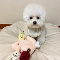 HKM-9017021 Plush Sound Toy for Dogs and Cats - Squeaky Chicken with Chewable Parts and Interactive Play Features