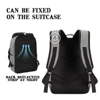 HKM-901715 Custom Logo Nylon Laptop Backpack for Business, 17 Inch, Unisex Design