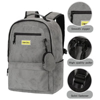 HKM-901715 Custom Logo Nylon Laptop Backpack for Business, 17 Inch, Unisex Design