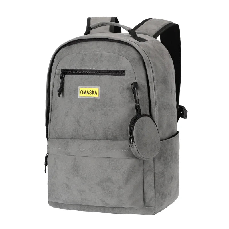 HKM-901715 Custom Logo Nylon Laptop Backpack for Business, 17 Inch, Unisex Design