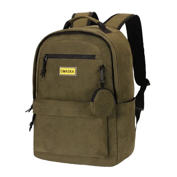 HKM-901715 Custom Logo Nylon Laptop Backpack for Business, 17 Inch, Unisex Design