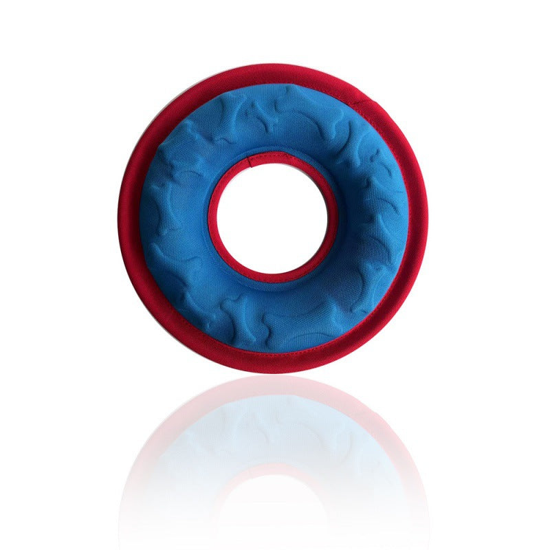 HKM-9018173 Interactive Floating Water Pet Frisbee - Bite Resistant Dog Toy, 9 Inches, Available in Multiple Colors