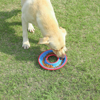HKM-9018173 Interactive Floating Water Pet Frisbee - Bite Resistant Dog Toy, 9 Inches, Available in Multiple Colors
