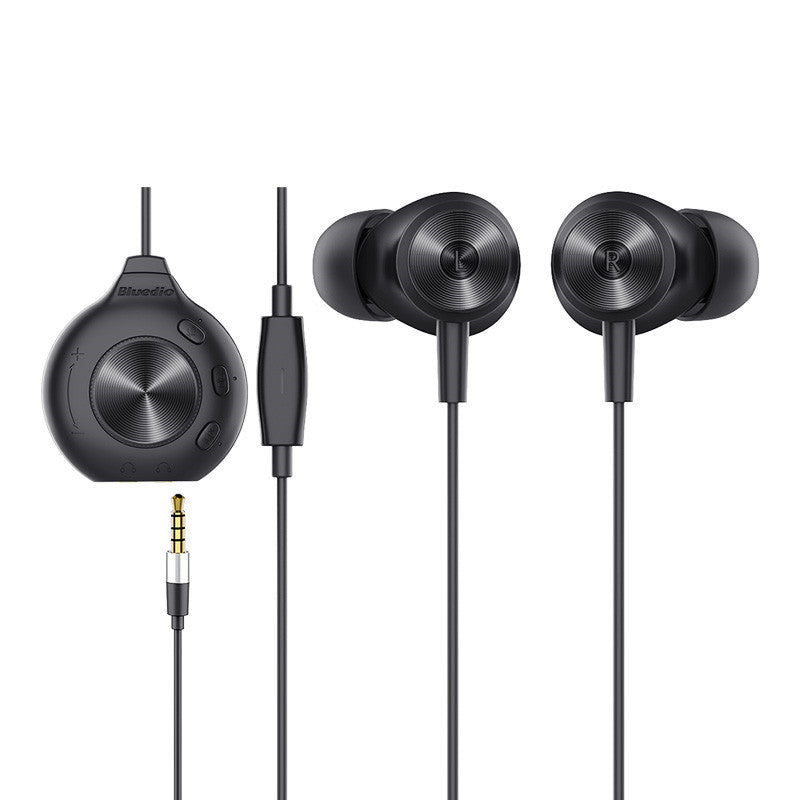 HKM-901843 Gaming In-Ear Wired Headset with Sound Card and Replaceable Earplugs