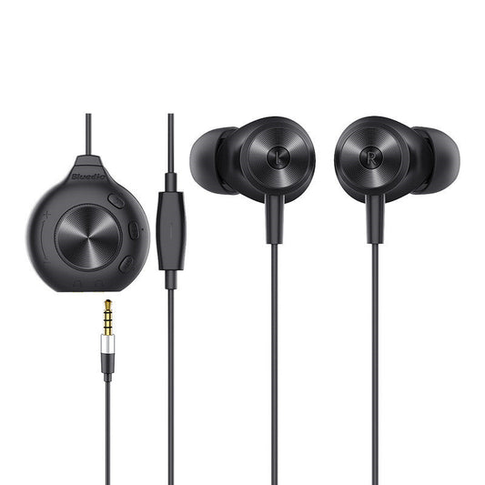 HKM-901843 Gaming In-Ear Wired Headset with Sound Card and Replaceable Earplugs