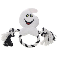 HKM-901843 Halloween-Themed Dog Toy: Durable Cotton Rope Knot with Vocal Training Features
