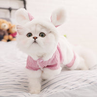 HKM-9018557 Cozy Polyester Fiber and Plush Kitten Clothes for British and American Shorthairs