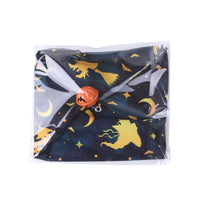 HKM-9019581 Halloween Print Triangle Towel for Dogs and Cats – Polyester Material with Fun Designs