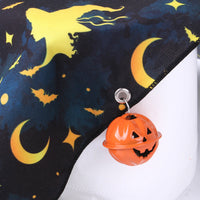 HKM-9019581 Halloween Print Triangle Towel for Dogs and Cats – Polyester Material with Fun Designs