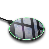 HKM-902035 FDGAO Qi Wireless Metal Charger - Aluminum Alloy, Fast Charging, Compatible with 10W, 7.5W, 5W Devices