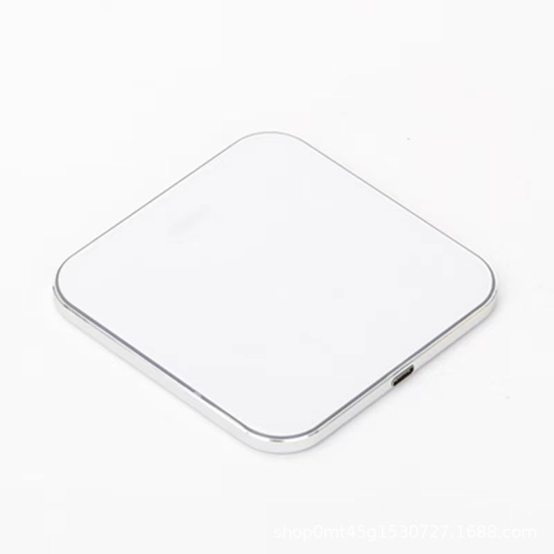 HKM-902035 FDGAO Qi Wireless Metal Charger - Aluminum Alloy, Fast Charging, Compatible with 10W, 7.5W, 5W Devices
