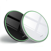 HKM-902035 FDGAO Qi Wireless Metal Charger - Aluminum Alloy, Fast Charging, Compatible with 10W, 7.5W, 5W Devices