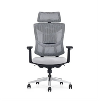 HKM-902099 Luxury Ergonomic Mesh Office Chair with Footrest - Executive Recliner for Managers
