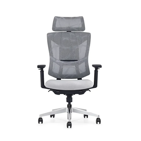 HKM-902099 Luxury Ergonomic Mesh Office Chair with Footrest - Executive Recliner for Managers