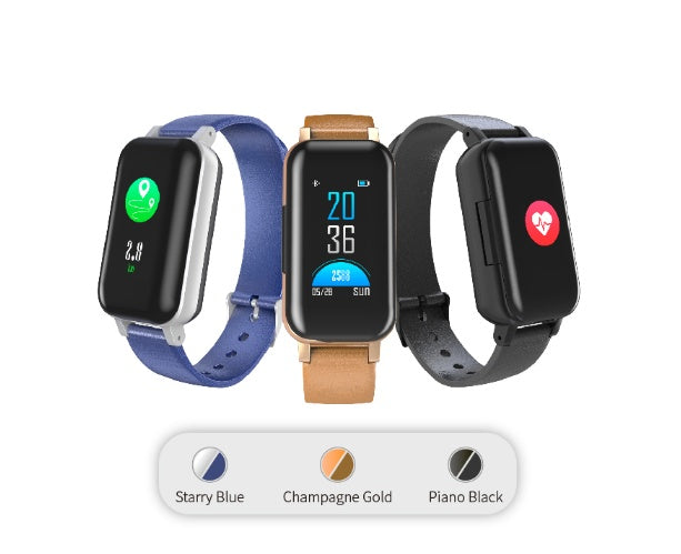 HKM-902163 Smart Health Monitoring Device with Waterproof Design, Heart Rate, Blood Pressure, and Sleep Tracking Features