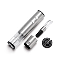 HKM-902163 Stainless Steel Electric Corkscrew Wine Opener for Effortless Bottle Opening