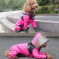 HKM-902163 Transparent Dog Poncho with High Waterproof Protection for Rainy Days