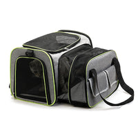 HKM-9024189 Portable Foldable Cat Pet Travel Bag - Breathable Vehicle-Mounted Design