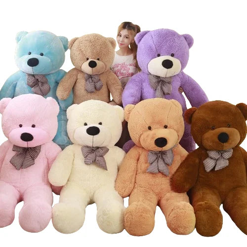 HKM-902483 Giant Plush American Teddy Bear Stuffed Toy, 31cm-50cm, Soft Short Plush, Great for All Ages