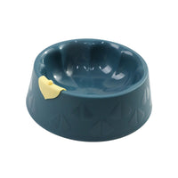 HKM-9025213 Pet Feeding Bowl Set for Dogs and Cats - Double Plastic Dish with Anti-Tipping Design, Easy to Clean