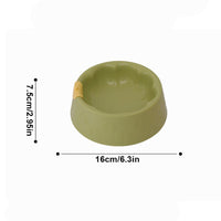 HKM-9025213 Pet Feeding Bowl Set for Dogs and Cats - Double Plastic Dish with Anti-Tipping Design, Easy to Clean