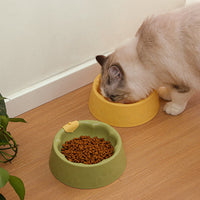 HKM-9025213 Pet Feeding Bowl Set for Dogs and Cats - Double Plastic Dish with Anti-Tipping Design, Easy to Clean