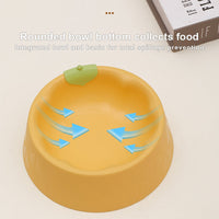 HKM-9025213 Pet Feeding Bowl Set for Dogs and Cats - Double Plastic Dish with Anti-Tipping Design, Easy to Clean