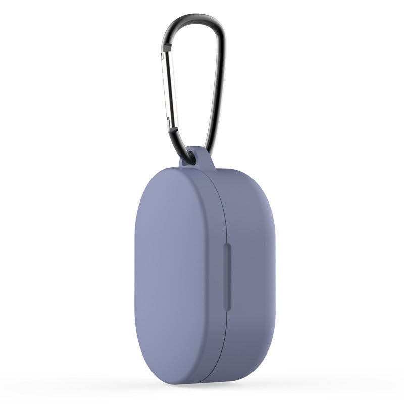 HKM-902675 Silicone Protective Cover for Xiaomi AirDots - Anti-Lost Design, Clamshell Style