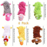 HKM-9027389 Plush Microfiber Molar Pet Toy in Various Animal Designs for Dogs