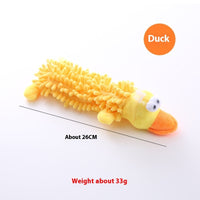 HKM-9027389 Plush Microfiber Molar Pet Toy in Various Animal Designs for Dogs