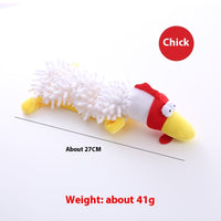 HKM-9027389 Plush Microfiber Molar Pet Toy in Various Animal Designs for Dogs